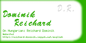 dominik reichard business card